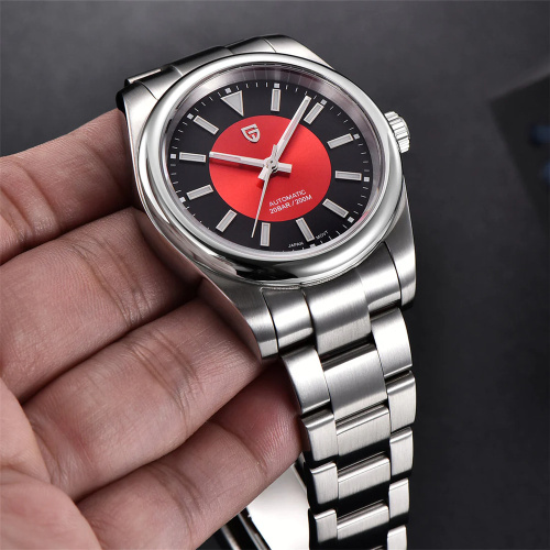 Годинник чоловічий Pagani Design PD-1764 Silver-Red-0